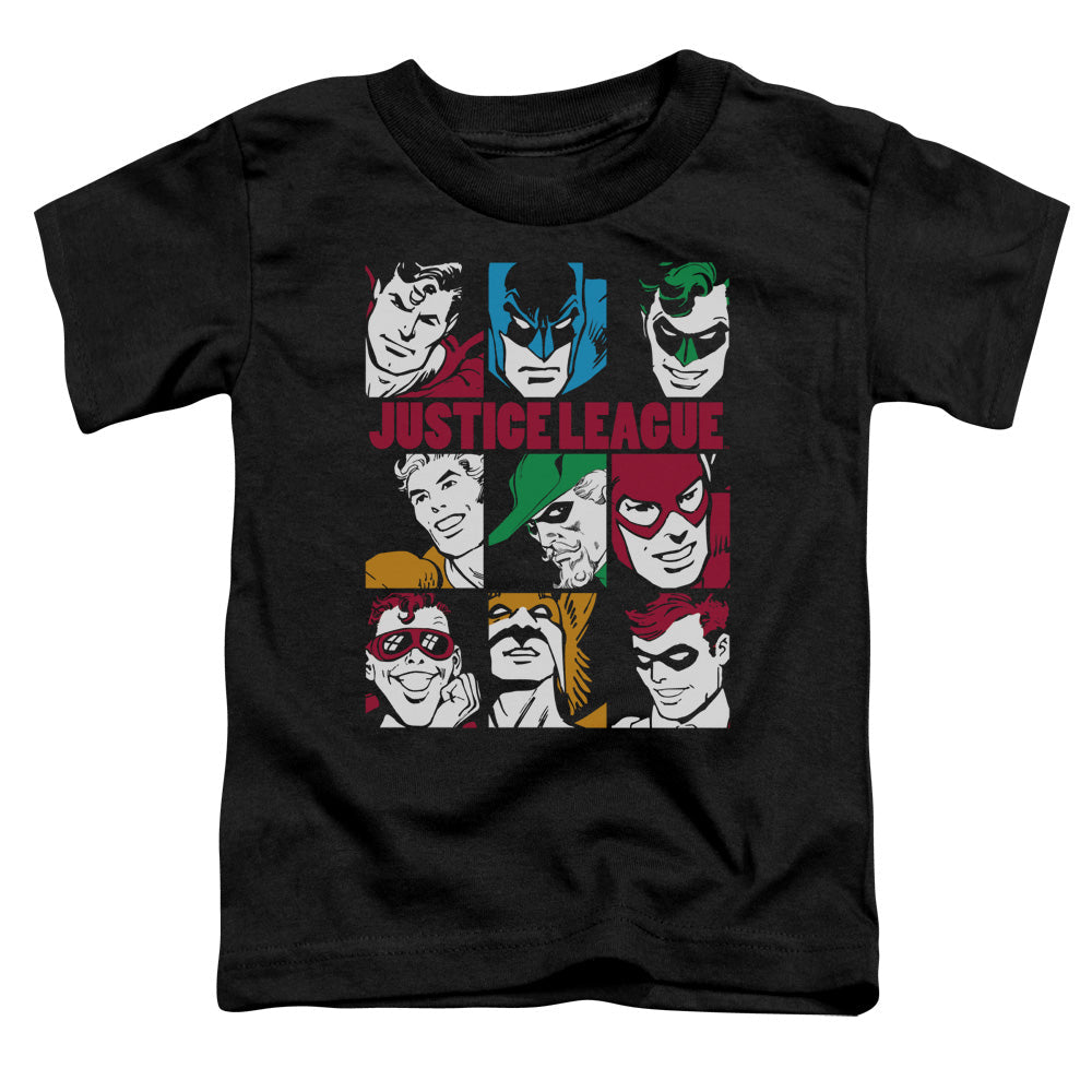 DC Nine Blocks Of Justice Licensed Toddler T-Shirt LG