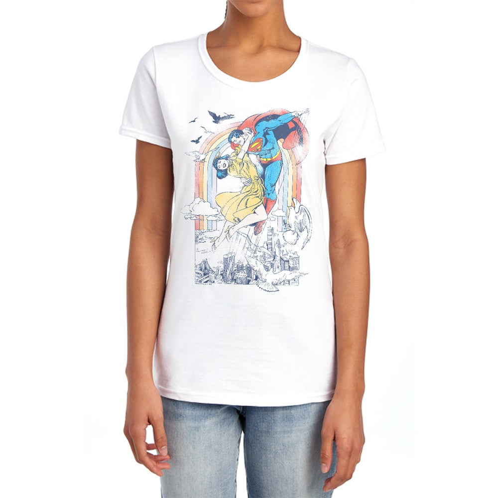 DC Rainbow Love Licensed Women's T-Shirt Regular Fit SM-MD
