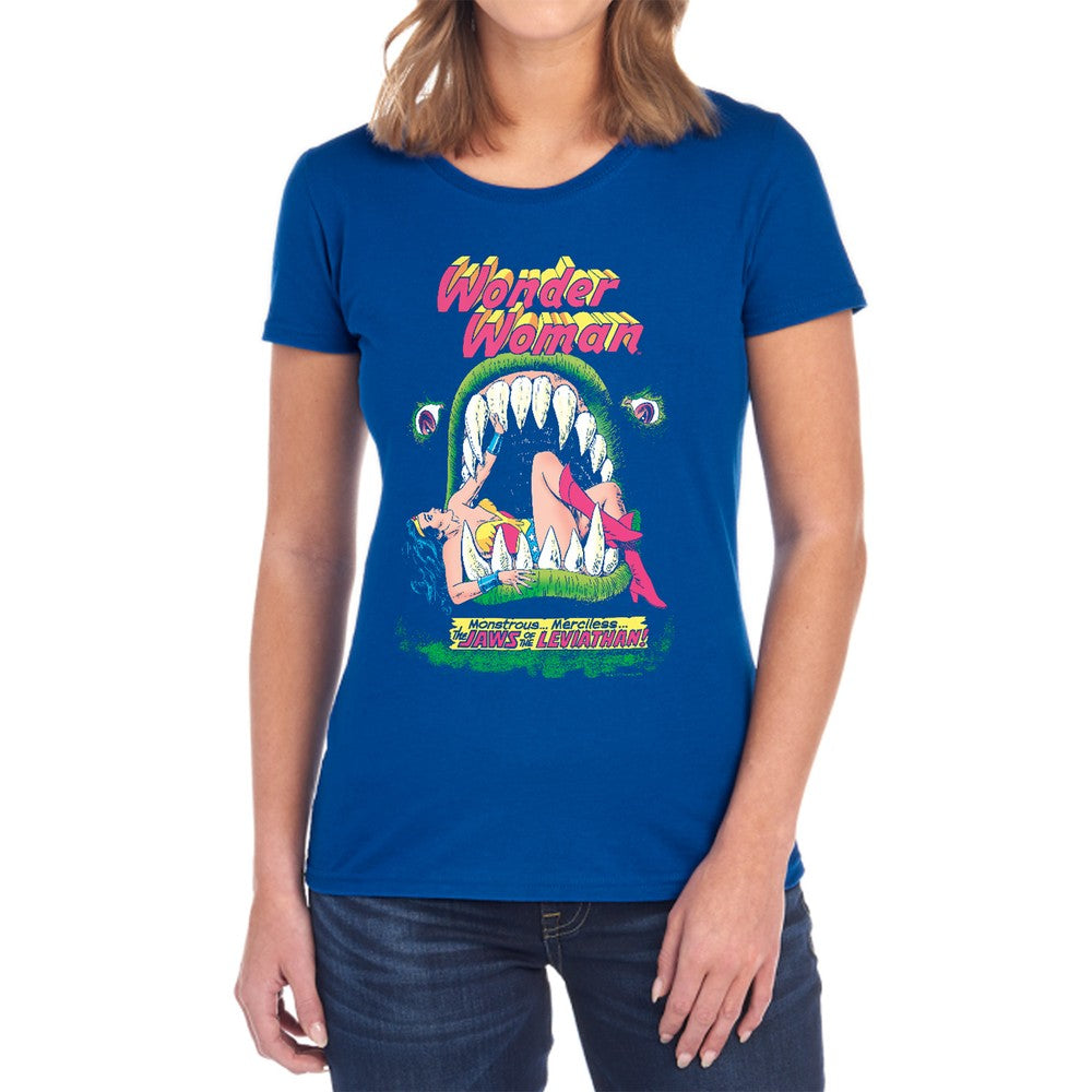 DC Jaws Licensed Women's T-Shirt Regular Fit SM-XL