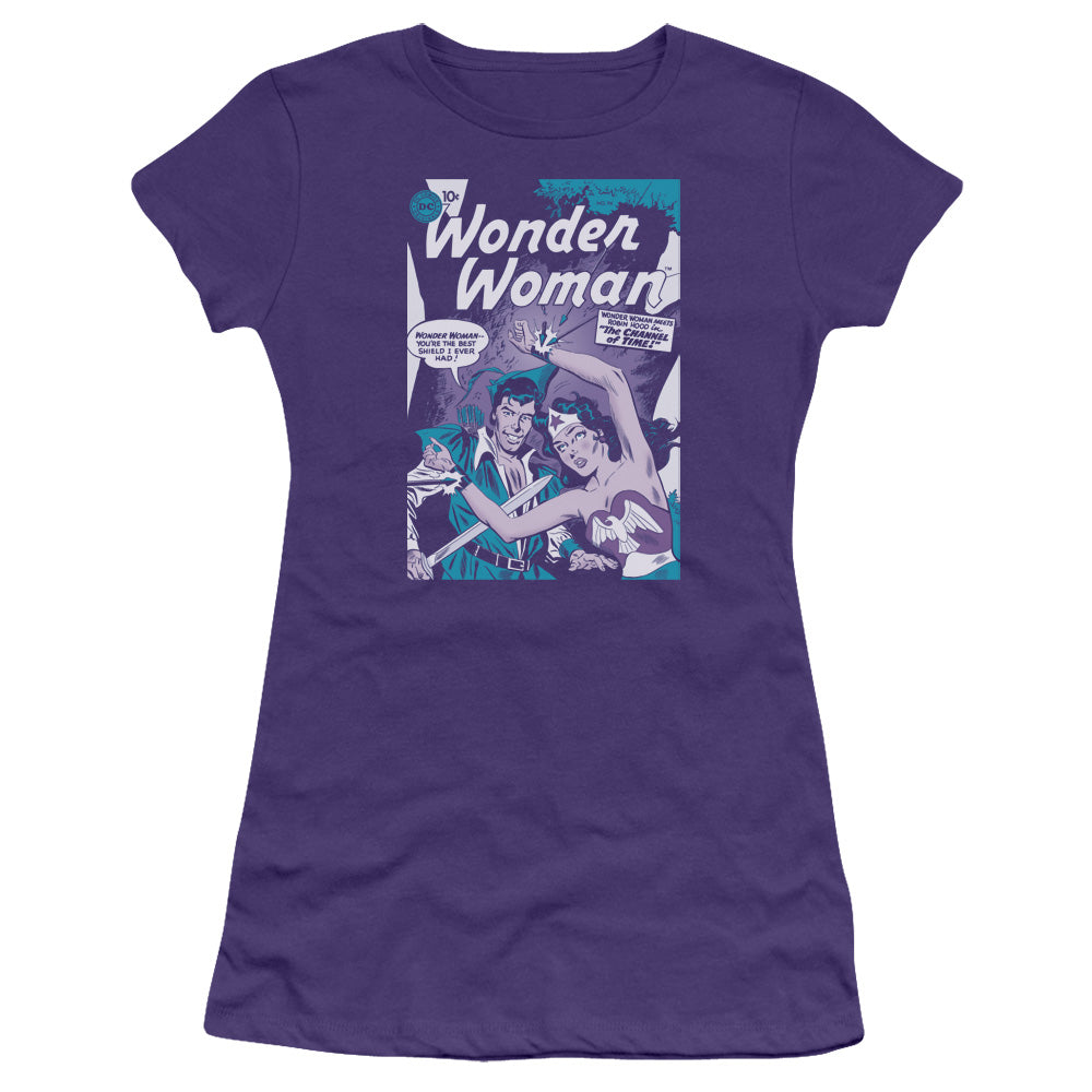 DC Human Shield Licensed Women's T-Shirt Juniors LG