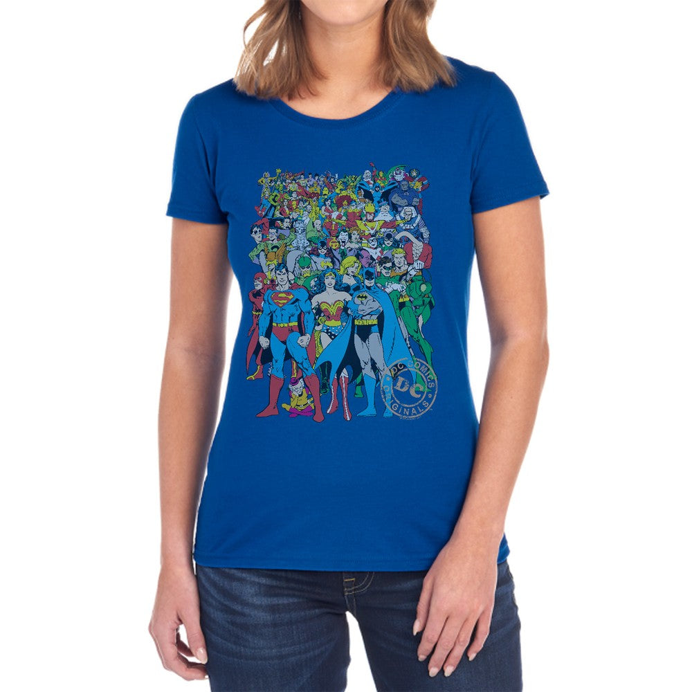 DC Original Universe Licensed Women's T-Shirt Regular Fit MD-LG