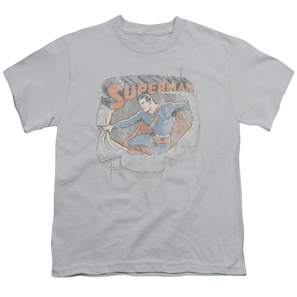 DC Ripping Steel Licensed Kid's T-Shirt (Ages 4-7) XL
