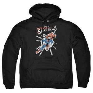 AN OFFCIALLY LICENSED DC COVER ME ADULT UNISEX PULLOVER HOODIE BLACK
