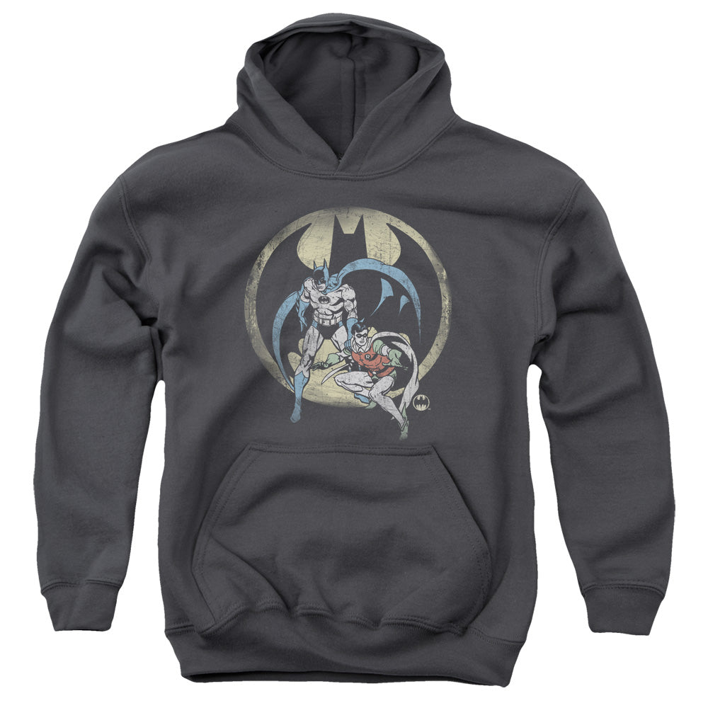 AN OFFCIALLY LICENSED DC TEAM YOUTH HOODIE CHARCOAL