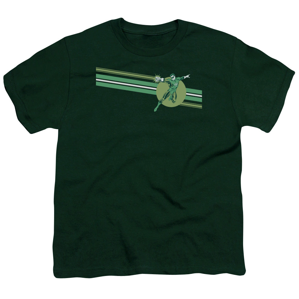 DC Lantern Stripe Licensed Kid's T-Shirt (Ages 4-7) SM-XL