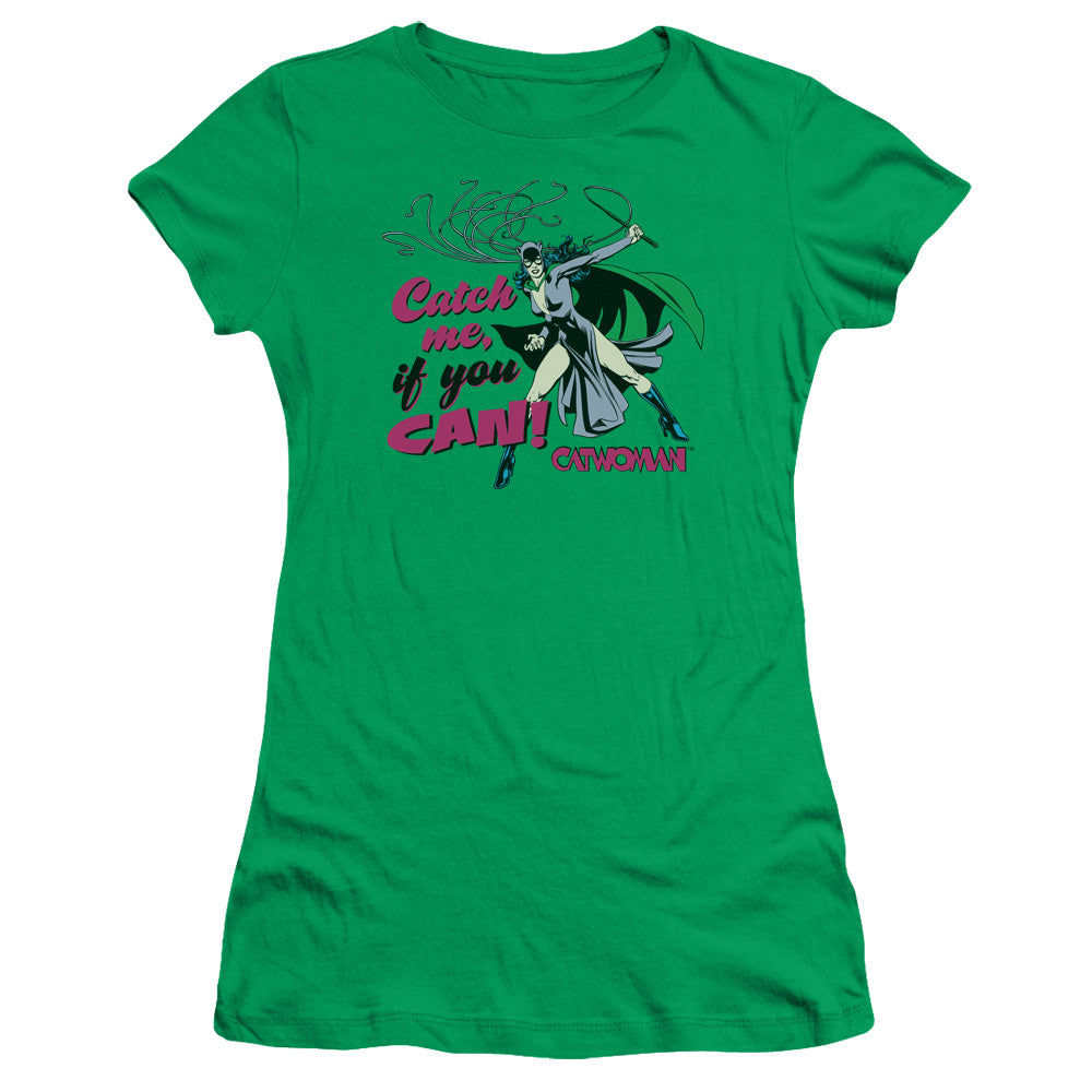 DC Catch Me Licensed Women's T-Shirt Juniors MD-LG