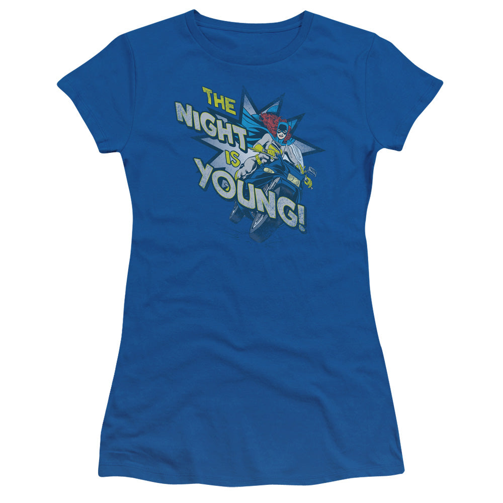DC The Night Is Young Licensed Women's T-Shirt Juniors MD-XL
