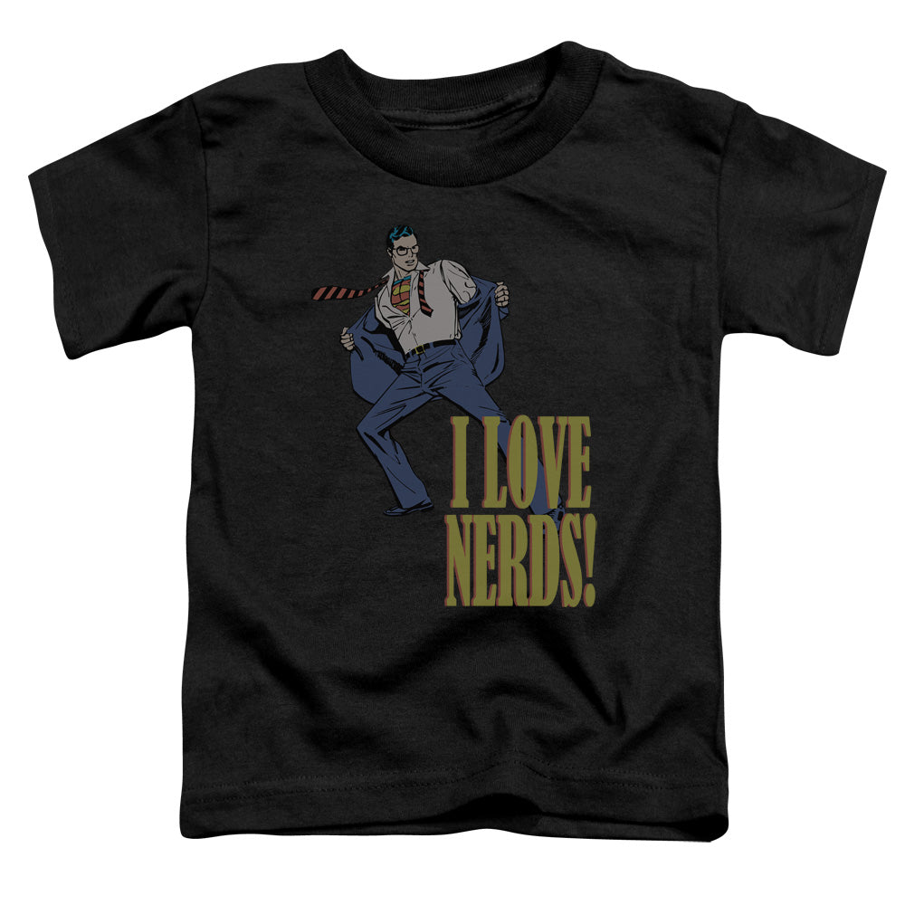 DC I Love Nerds Licensed Toddler T-Shirt LG