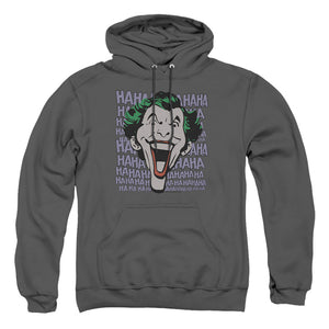 AN OFFCIALLY LICENSED DC DASTARDLY MERRIMENT ADULT UNISEX PULLOVER HOODIE CHARCOAL