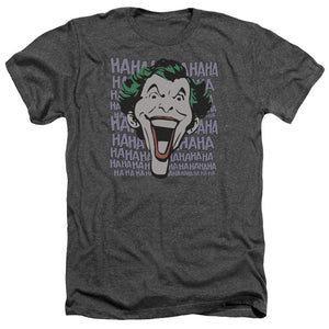 AN OFFCIALLY LICENSED DC DASTARDLY MERRIMENT MEN'S HEATHER T-SHIRT CHARCOAL