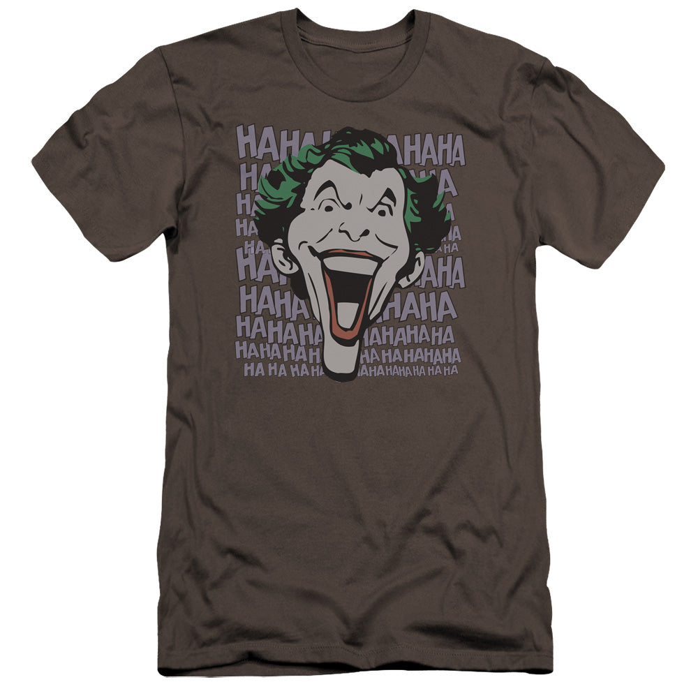 AN OFFCIALLY LICENSED DC DASTARDLY MERRIMENT MEN'S PREMIUM SLIM FIT T-SHIRT CHARCOAL