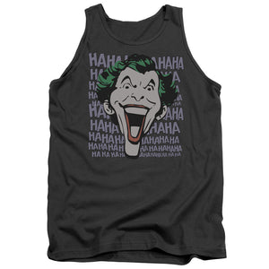 AN OFFCIALLY LICENSED DC DASTARDLY MERRIMENT ADULT UNISEX TANK TOP CHARCOAL