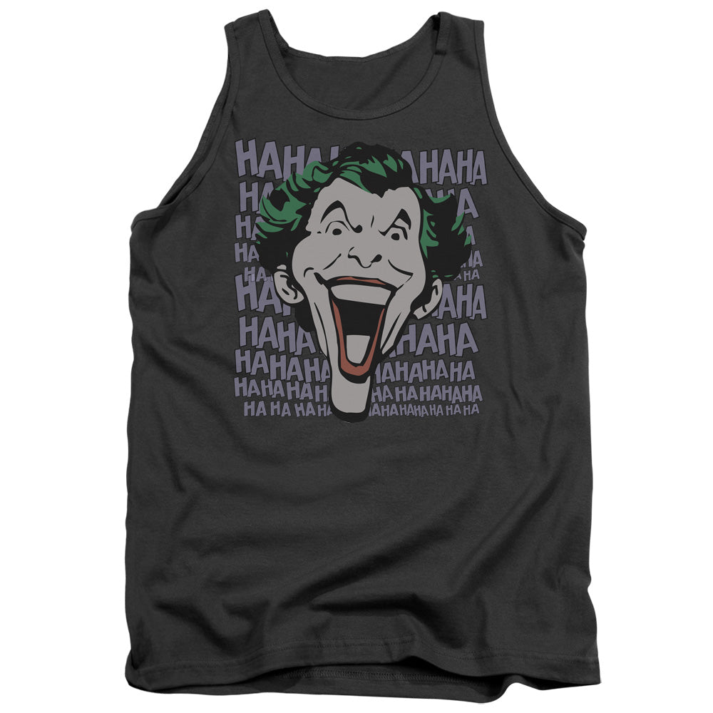 AN OFFCIALLY LICENSED DC DASTARDLY MERRIMENT ADULT UNISEX TANK TOP CHARCOAL