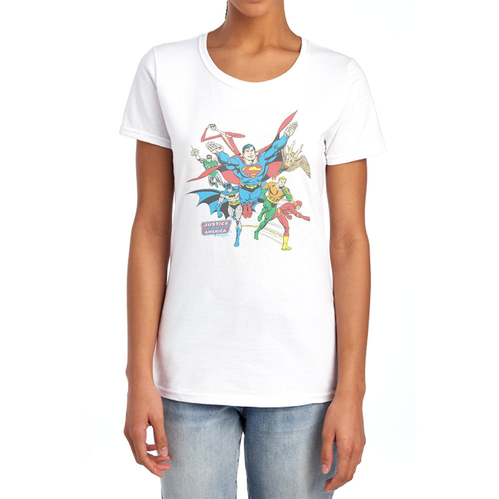 DC Lead The Charge Licensed Women's T-Shirt Regular Fit LG