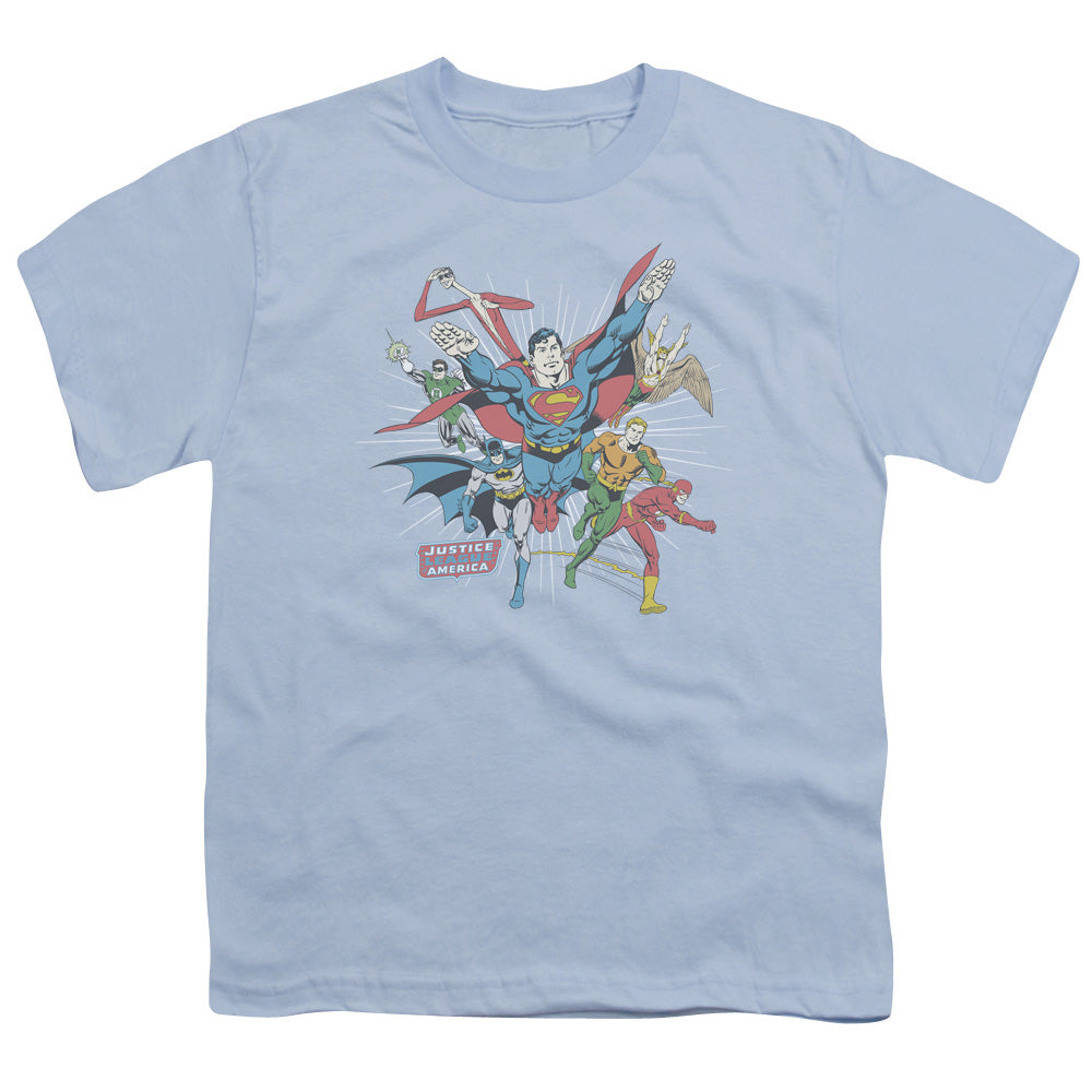 DC Lead The Charge Licensed Kid's T-Shirt (Ages 4-7) XS-XL