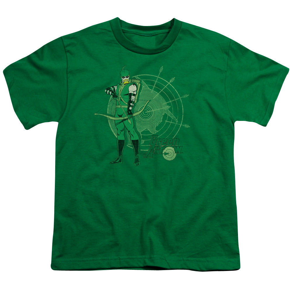DC Arrow Target Licensed Kid's T-Shirt (Ages 4-7) XS-XL