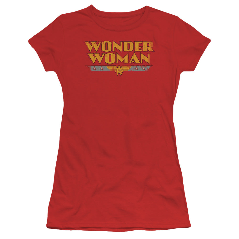 DC Wonder Woman Logo Licensed Women's T-Shirt Juniors SM