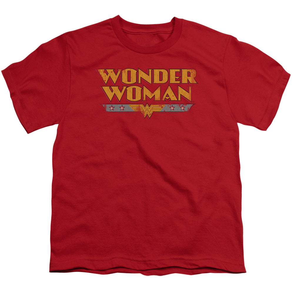 DC Wonder Woman Logo Licensed Kid's T-Shirt (Ages 4-7) XS-XL