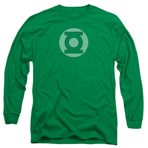 AN OFFCIALLY LICENSED DC GL LITTLE LOGOS MEN'S LONG SLEEVE T-SHIRT KELLY GREEN