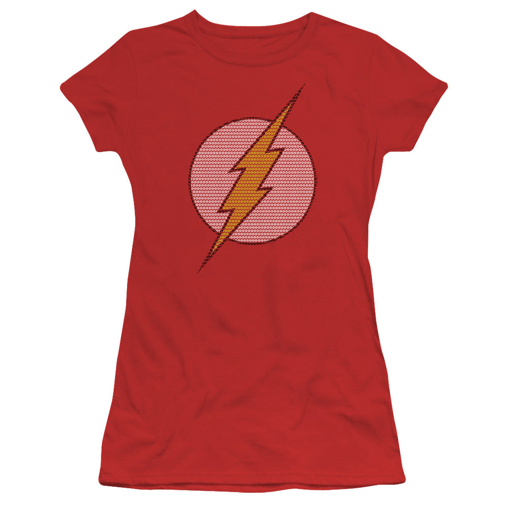 Dc Flash Flash Little Logos Licensed Women's T-Shirt Juniors SM