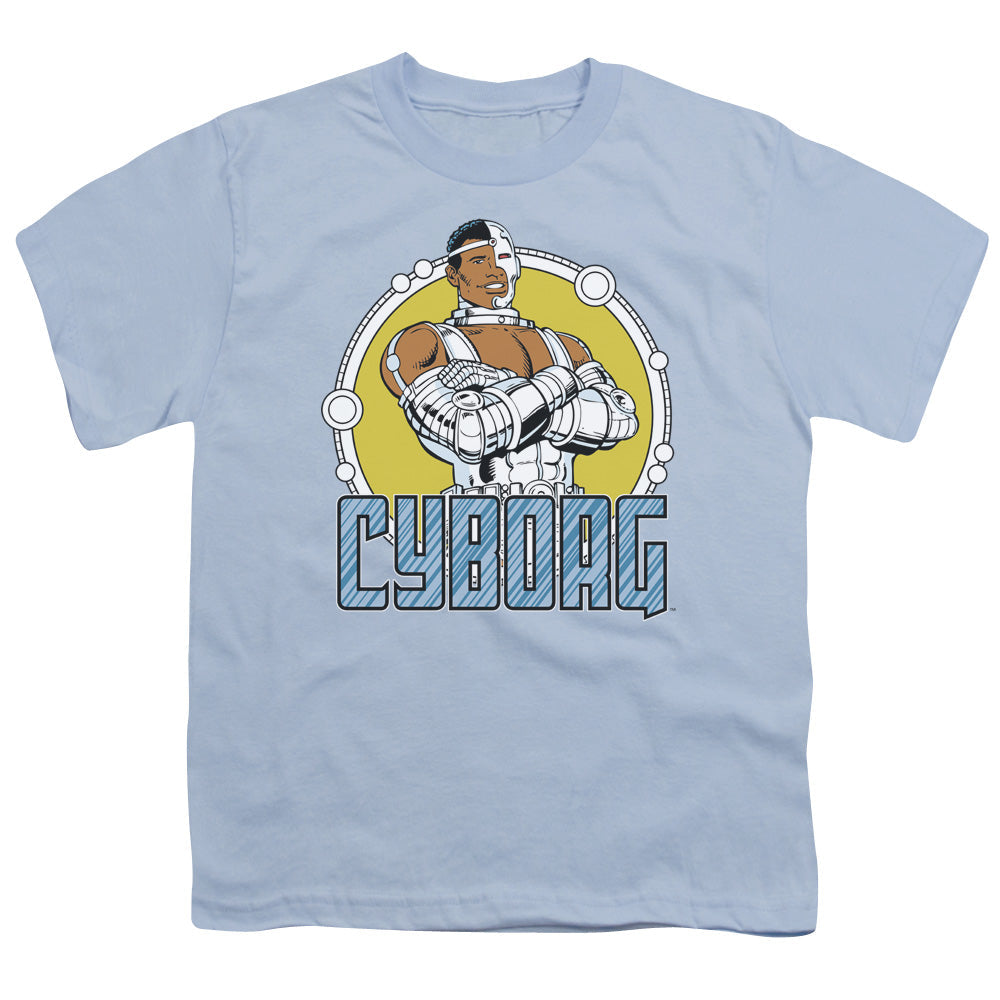 DC Cyborg Licensed Kid's T-Shirt (Ages 4-7) SM-LG