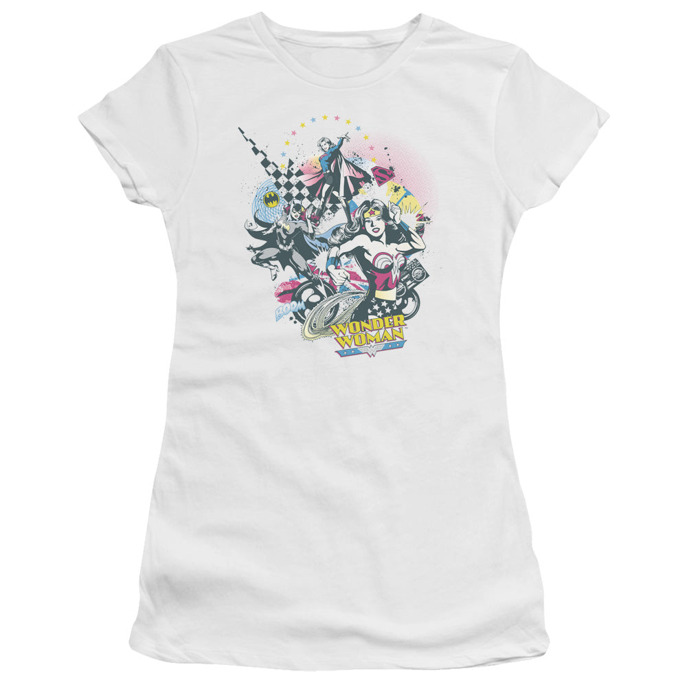 DC Power Trio Licensed Women's T-Shirt Juniors LG