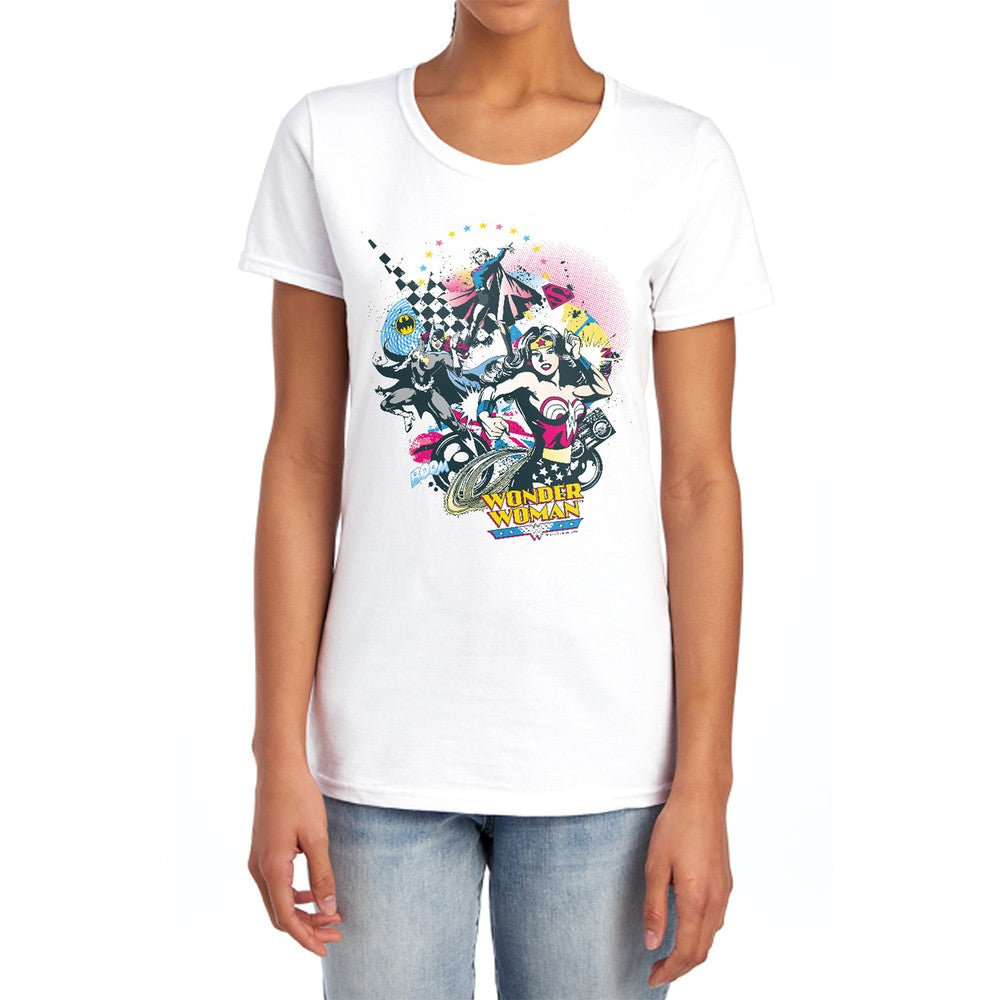 DC Power Trio Licensed Women's T-Shirt Regular Fit LG