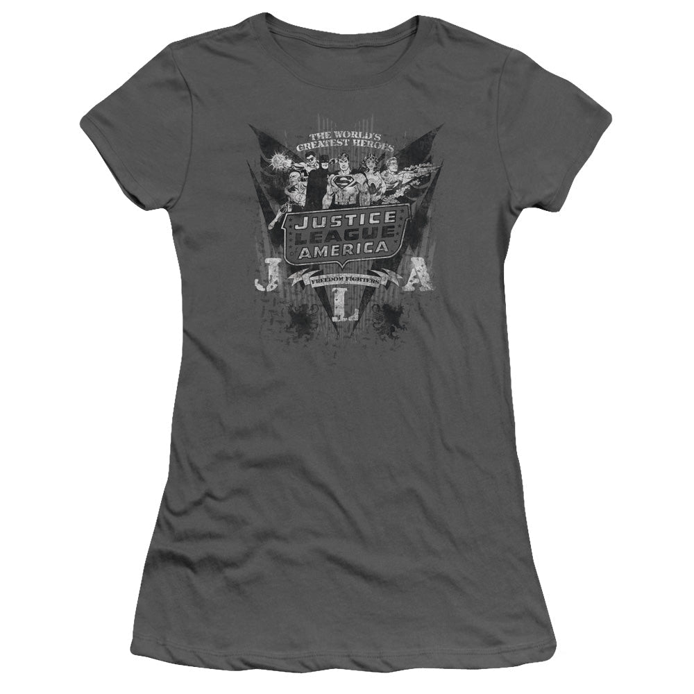 DC Greatest Heroes Licensed Women's T-Shirt Juniors SM