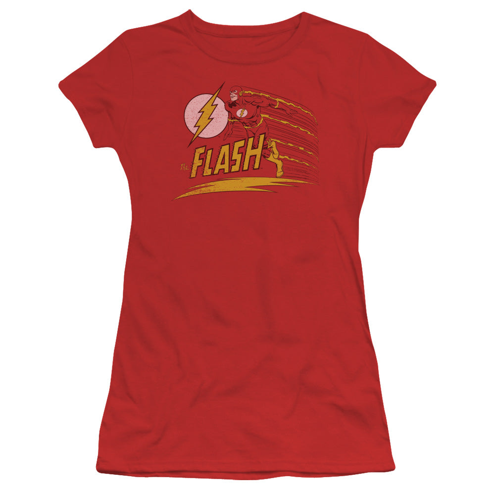 Dc Flash Like Lightning Licensed Women's T-Shirt Juniors SM
