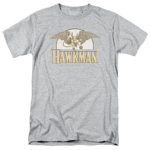 AN OFFCIALLY LICENSED DC FLY BY MEN'S REGULAR FIT T-SHIRT ATHLETIC HEATHER
