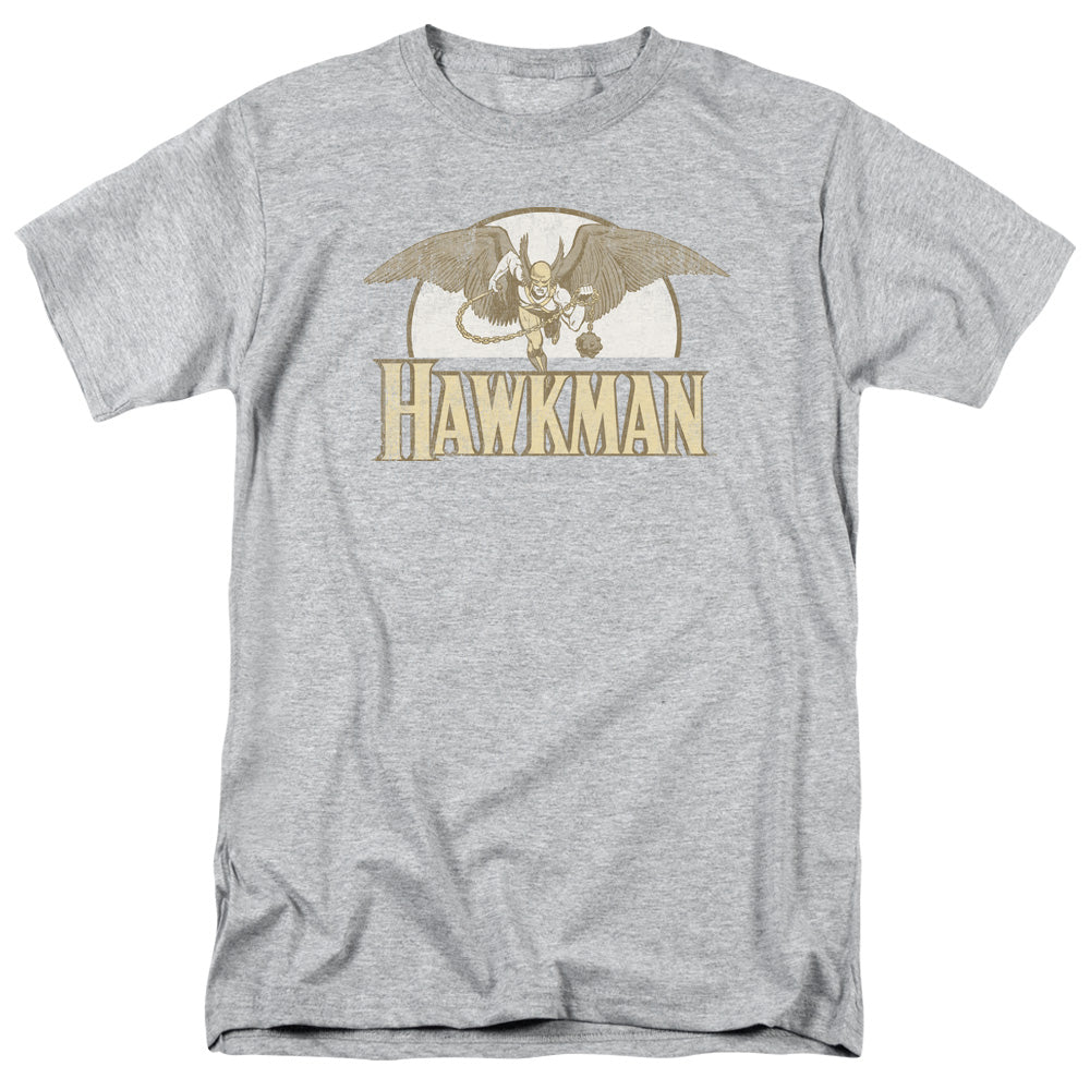 AN OFFCIALLY LICENSED DC FLY BY MEN'S REGULAR FIT T-SHIRT ATHLETIC HEATHER