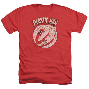 AN OFFCIALLY LICENSED DC BOUNCE MEN'S HEATHER T-SHIRT RED