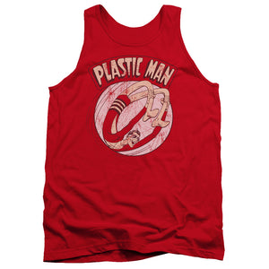 AN OFFCIALLY LICENSED DC BOUNCE ADULT UNISEX TANK TOP RED