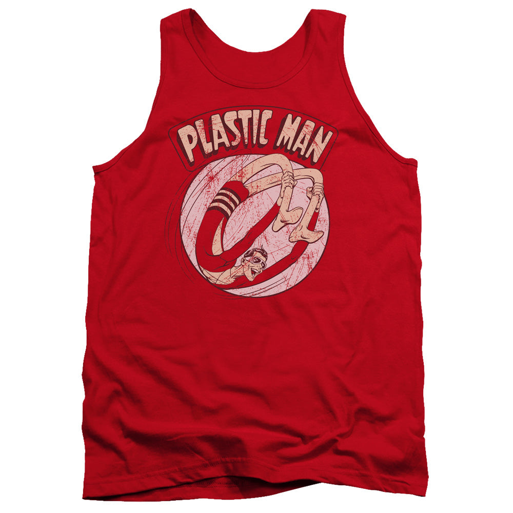 AN OFFCIALLY LICENSED DC BOUNCE ADULT UNISEX TANK TOP RED