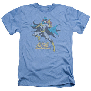 AN OFFCIALLY LICENSED DC SEE YA MEN'S HEATHER T-SHIRT LIGHT BLUE