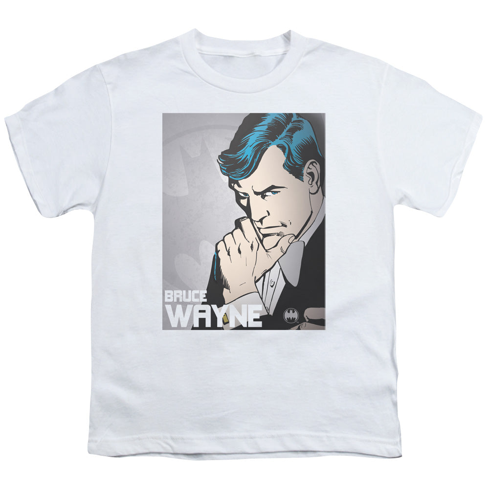 DC Bruce Wayne Licensed Kid's T-Shirt (Ages 4-7) SM-XL