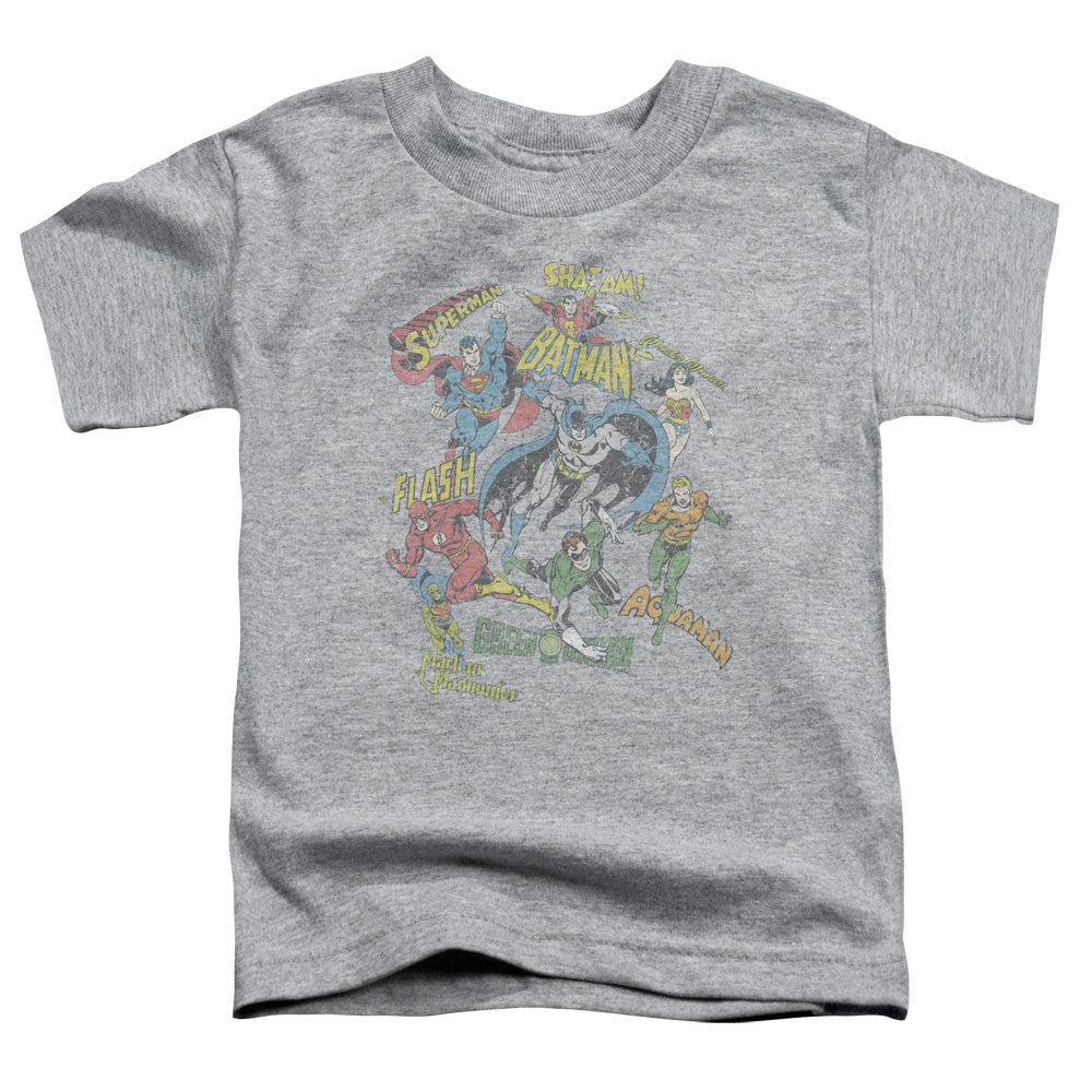 DC Super Collage Licensed Toddler T-Shirt LG