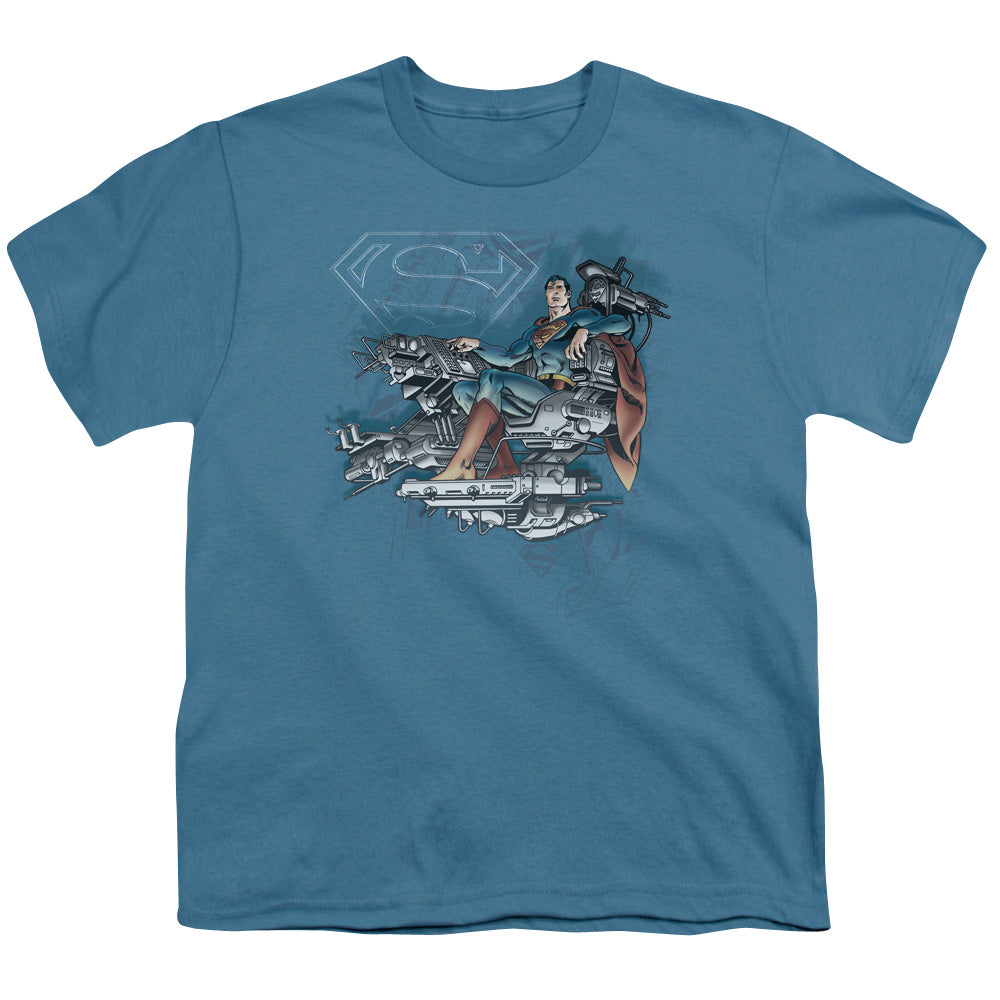 DC Super Mind Licensed Kid's T-Shirt (Ages 4-7) XL