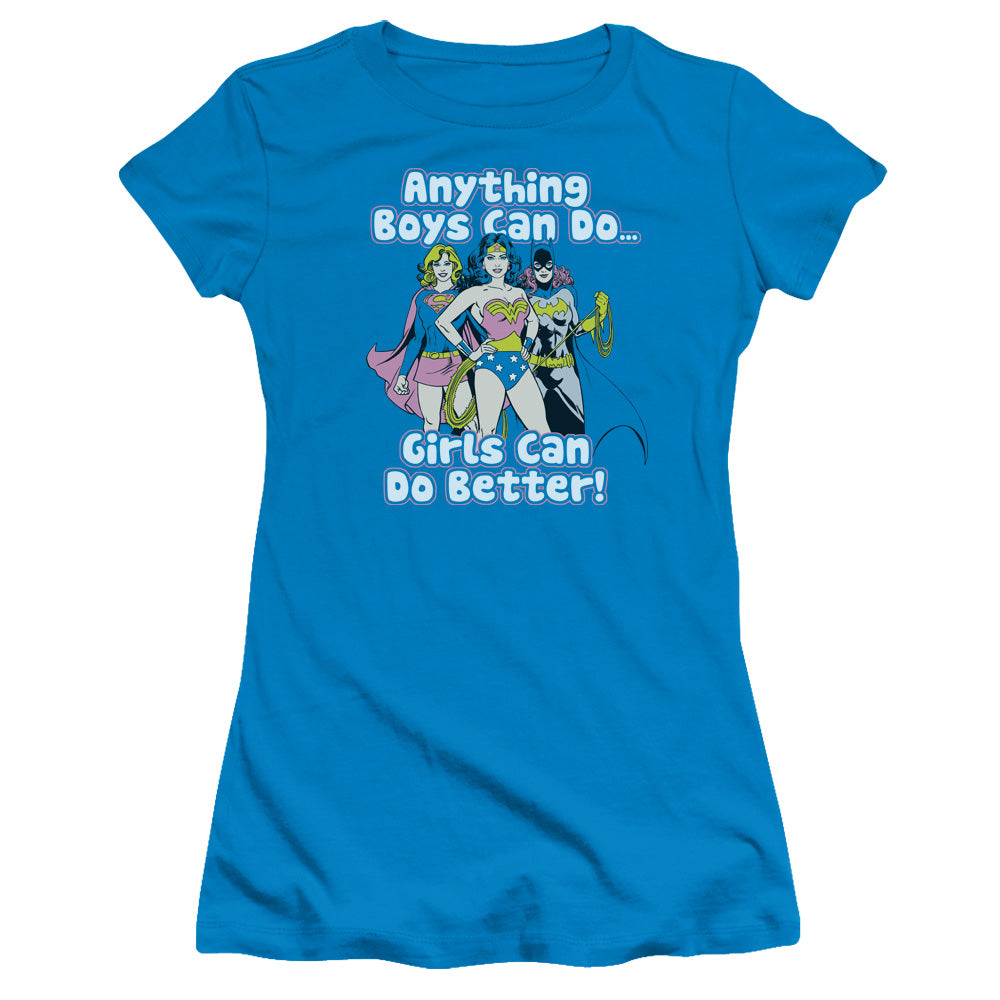 DC Girls Can Do It Better Licensed Women's T-Shirt Juniors SM-XL