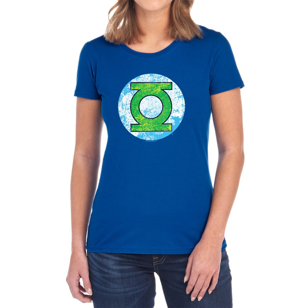 Dco Gl Neon Distress Logo Licensed Women's T-Shirt Regular Fit LG