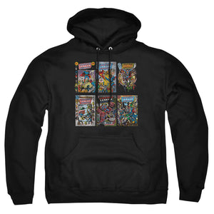 AN OFFCIALLY LICENSED DCO DCO COVERS ADULT UNISEX PULLOVER HOODIE BLACK