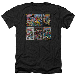 AN OFFCIALLY LICENSED DCO DCO COVERS MEN'S HEATHER T-SHIRT CHARCOAL