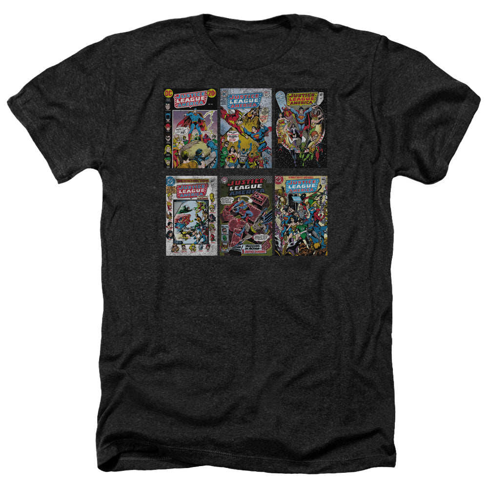 AN OFFCIALLY LICENSED DCO DCO COVERS MEN'S HEATHER T-SHIRT CHARCOAL