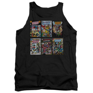 AN OFFCIALLY LICENSED DCO DCO COVERS ADULT UNISEX TANK TOP BLACK