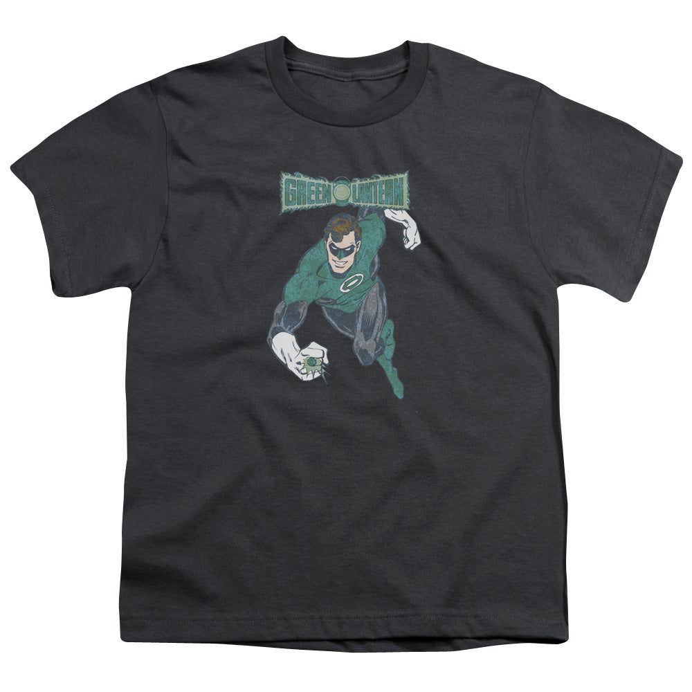 Dco Desaturated Green Lantern Licensed Kid's T-Shirt (Ages 4-7) SM-LG