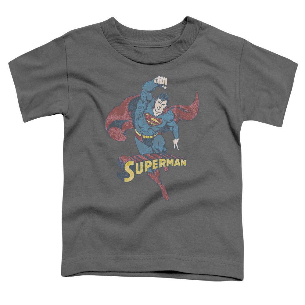 Dco Desaturated Superman Licensed Toddler T-Shirt LG