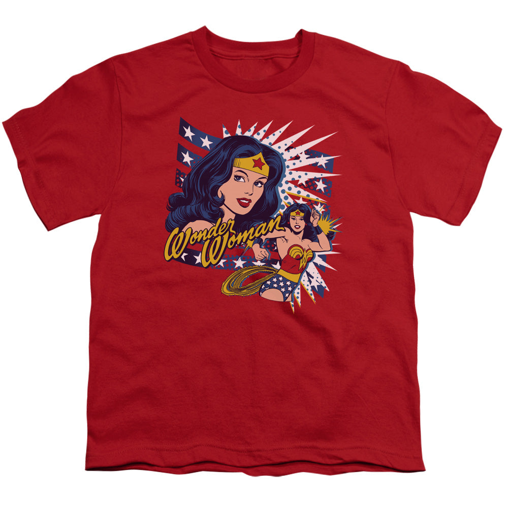 Dco Pop Art Wonder Licensed Kid's T-Shirt (Ages 4-7) XS-XL