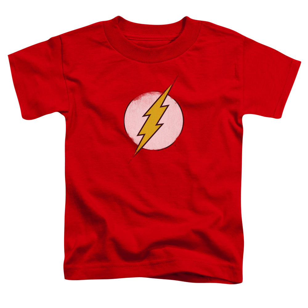 Dc Flash Rough Flash Logo Licensed Toddler T-Shirt LG