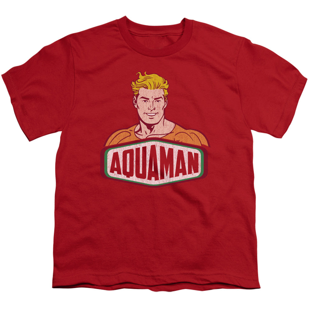 Dco Aquaman Sign Licensed Kid's T-Shirt (Ages 4-7) XS-LG