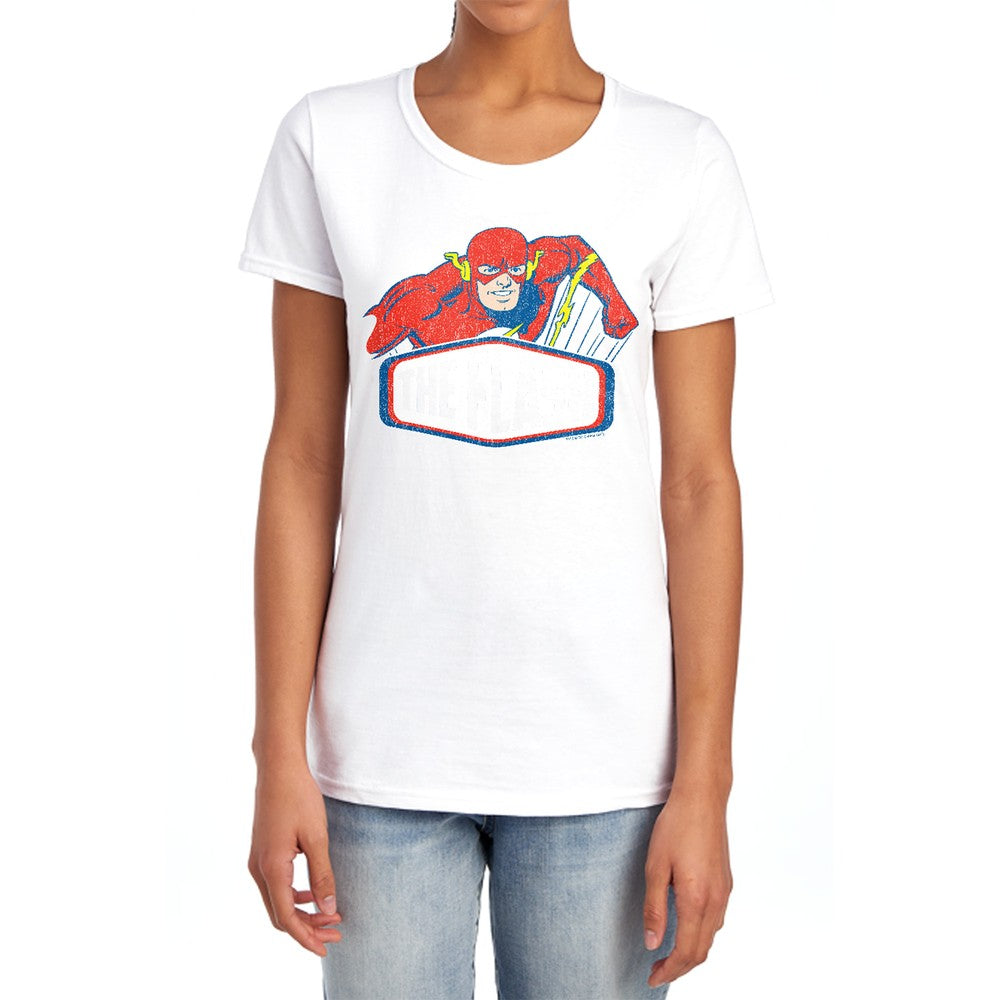 Dc Flash Flash Sign Licensed Women's T-Shirt Regular Fit SM-2X